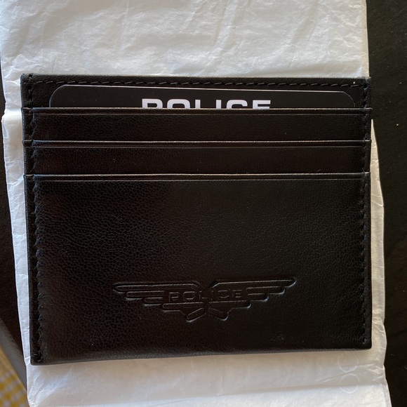 BNWOT  Police Leather Cardholder - Picture 3 of 7